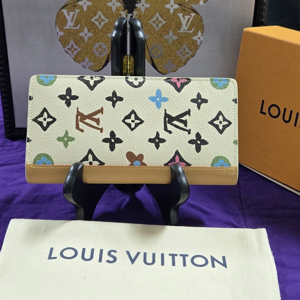 Louis Vuitton X Tyler Brazza Wallet In Vanilla Craggy Monogram